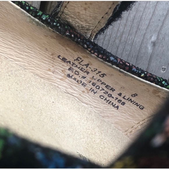 Women's 8 Alegria Flair Winter Garden Wedge Mary Jane Career Floral Pumps Shoes - Picture 12 of 12